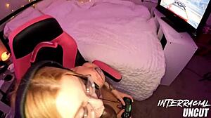 White girl's massive shaking ass craves every inch of that dominant bbc pounding