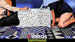 tugas kelompok school group turns into secret teen threesome