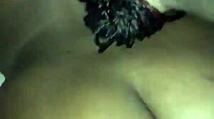 LOOK at This Young Ebony Bitch Begging Hair Pull While Monster Cock Pounds Her Wet Pussy!