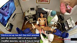 Channy Crossfire's NURSE Squirts in Orgasm Research Frenzy!