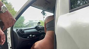 Gym pickup leads married woman to parking lot anal surprise