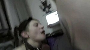 😩 please sir let this submissive teen slut squirt on your cock!!