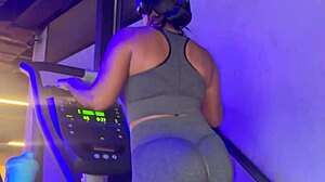 Gym pickup leads married woman to parking lot anal surprise