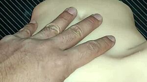 Candy's Tight Asshole Gaped in Favorite Anal Position on Desk with Dripping Cum