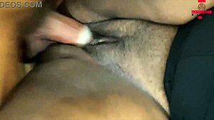 whoa, music mistress's big ebony ass bounces on monster cock before her show! 🔥🍑