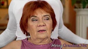 redheaded granny feels deep emotions plowed hard before passionate oral sucking session