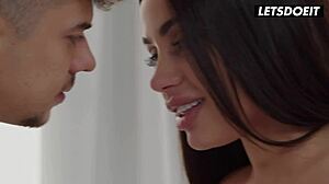 Martina Smeraldi Takes Big Cock Deep in Ass Spooning Doggystyle