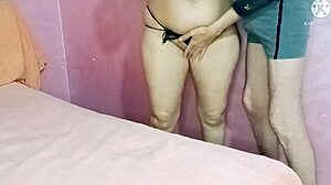 arab wife takes doggystyle pounding with cum filling her tight ass