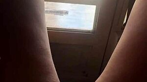 i flash my juicy pussy on platform teasing horny neighbor