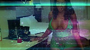 Gem Jewels screams as monster bbc destroys her tight asshole!
