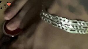 Rabuda moans loudly while riding huge cock then takes anal creampie from boyfriend