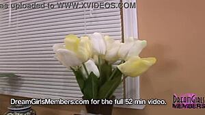 dreamy big tit brunette alix vibes shaved pussy to multiple orgasms