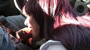 wanna see this waitress take daddy's monster cock deepthroat rough homemade?