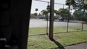 athletic tennis babe assfucked hard monster cock cash reward