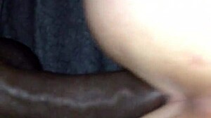 doggystyle this white bitch with massive black cock cumshot