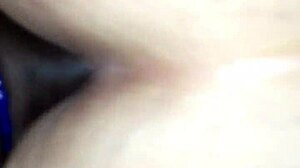 doggystyle this white bitch with massive black cock cumshot