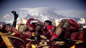 angel dark carly nataly dangelo michelle thorne lick pussies in uniform foursome
