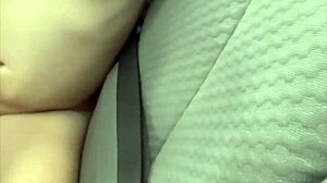 streetwalker bends over big ass out takes doggystyle creampie while watched