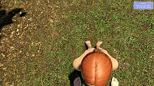 wanna join me exploring this shaved redhead pussy outdoors... part 3?