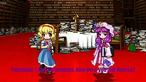 Marisa and Reimu Explore Wild Fun in Touhou Hentai Parody
