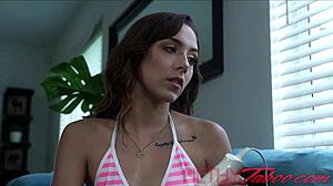 dani blu teases stepdad until his monster cock slides deep into her petite frame