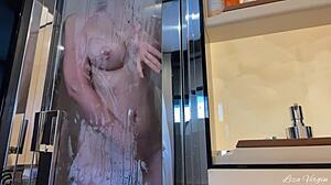 milf masturbates dirty talk orgasm on luxury yacht morning