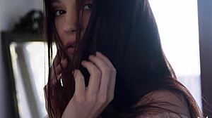 WOW PETITE ELILITH NOIR TEASES IN TRANSPARENT CLOTHES!