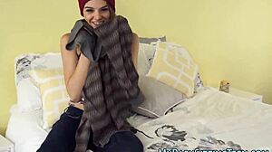 teen babysitter fingers pussy before blowjob cumshot facial