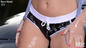 Soapy Seductive Curvy Big Tits Tease
