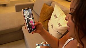 PERFECT BIG ASSED BRUNETTE HIRES PROSTITUTE FOR HUGE COCK POUNDING HUSBAND CAN'T DO