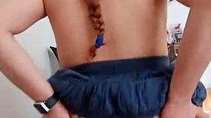 i love when he shoves dick under my skirt makes me bounce till it hurts amateur submissive latina