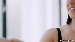 Angela's ass takes romantic cock pounding until she squirts wildly