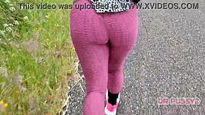 Ebony's Lonely Forest Run Sparks Deep Yearning Desires