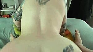 my girlfriend's huge ass rides my cock every morning