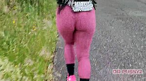 Ebony's Lonely Forest Run Sparks Deep Yearning Desires