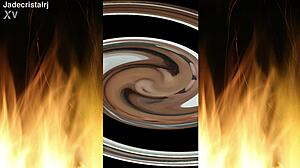 jade curls up close for deepthroat gagging on cock homemade latina style