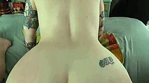 my girlfriend's huge ass rides my cock every morning