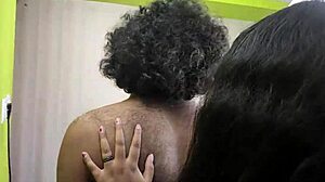 super horny indian college babe sneaks to bedroom for raw fun with boyfriend's big cock
