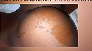curvy starbaby flashes fat pussy and ass then takes cumshot craving creampie load