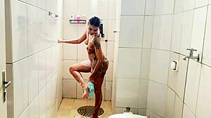 Guided Jerk Off Shower Tour in New Apartment Part 4