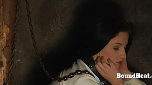 hey, watch this submissive slave oil up madame's big tits in lesbian domination??