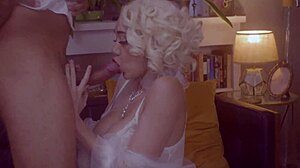 Barack Obama Pounds Marilyn Monroe's Pussy In Presidential Cosplay Parody