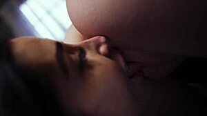 cute blonde ashby gets mind controlled by brunette vampire into wet lesbian slave scissoring 😈👅