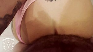 Brazilian Spots Hot Redhead in Bikini Kitchen Fucks Big Ass