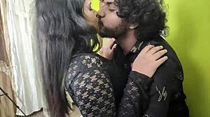 super horny indian college babe sneaks to bedroom for raw fun with boyfriend's big cock