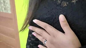 super horny indian college babe sneaks to bedroom for raw fun with boyfriend's big cock