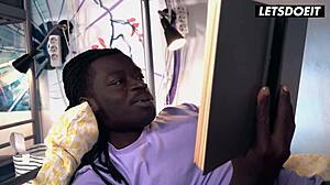 uhh, that adventurous chick... she rides bbc receptionist so horny in hostel dorm??