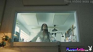 damn harley dean stripping slow showing off those pierced ebony tits and pussy 😍🔥