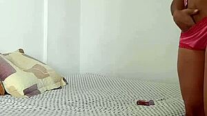 Spy Cam Catches Italian Stepsister Miranda's Loud Moans in Lingerie Miniskirt