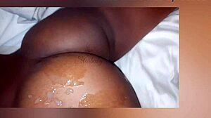 curvy starbaby flashes fat pussy and ass then takes cumshot craving creampie load